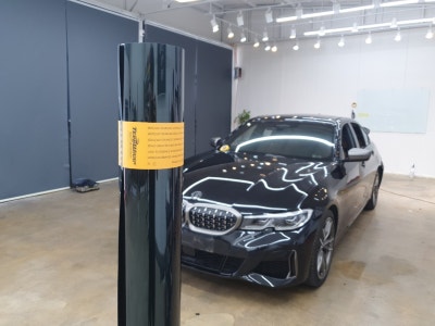 시흥 신현로38번길 / 전체 랩핑 / 택랩 글라스 그린 블랙 실크 / BMW / 3시리즈 (G20)