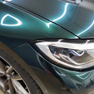 시흥 신현로38번길 / 전체 랩핑 / 택랩 글라스 그린 블랙 실크 / BMW / 3시리즈 (G20)