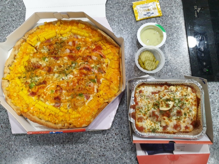 청년피자 씨푸드 콘 바스켓, 미트소스스파게티 내돈내산 솔직후기 청년피자 씨푸드 콘 바스켓, 미트소스스파게티 내돈내산 솔직후기