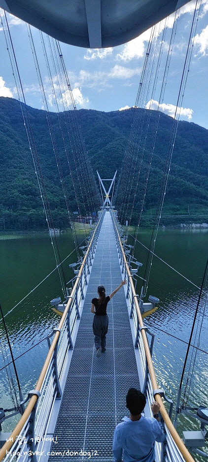  영천 보현산댐 출렁다리, 보현산댐 짚와이어
