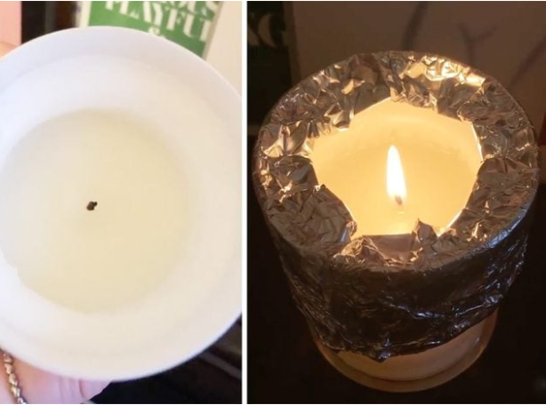  양초 가장자리에 알루미늄 호일을 놓아야 하는 이유는 다음과 같습니다.