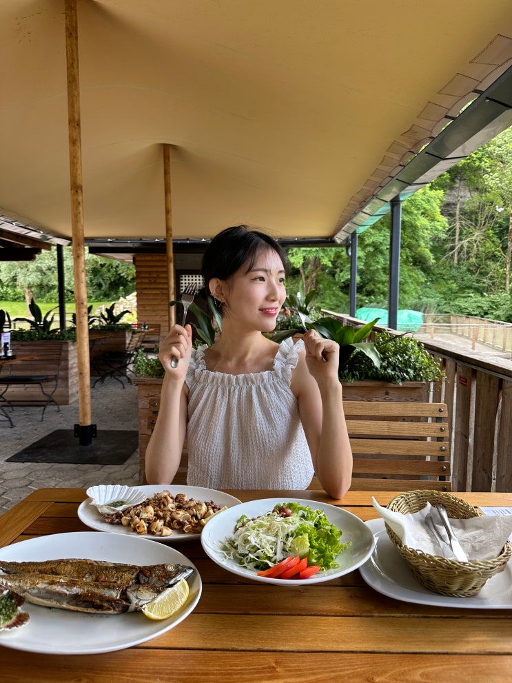  슬로베니아 블레드 호수 및 크란 근처 레이크뷰 친절하고 맛있는 현지인 맛집(해산물 요리 생선구이 등)