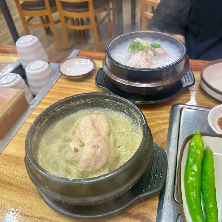  [금천구/독산동맛집] 기력회복에 좋은 녹두삼계탕 추천! "지리산삼계탕 독산점"