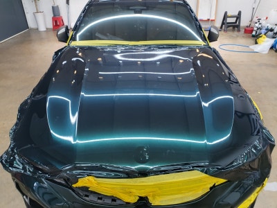시흥 신현로38번길 / 전체 랩핑 / 택랩 글라스 그린 블랙 실크 / BMW / 3시리즈 (G20)