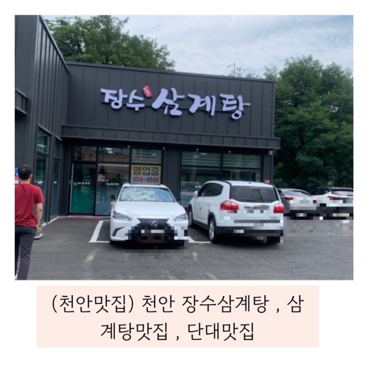  (천안 삼계탕)  안서동맛집 장수삼계탕