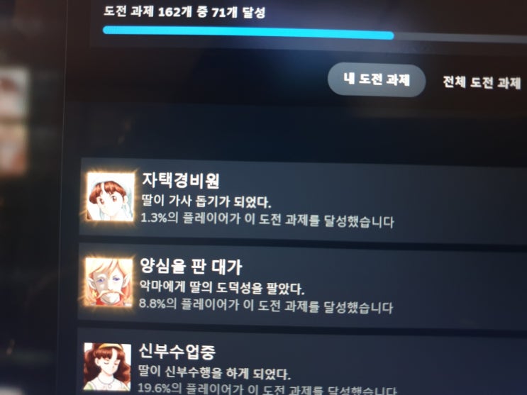  프린세스 메이커2 자택경비원 도전과제 공략/ 가사도우미 엔딩