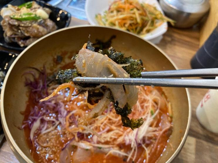  거제와현맛집 어방가 멍게비빔밥 무조건