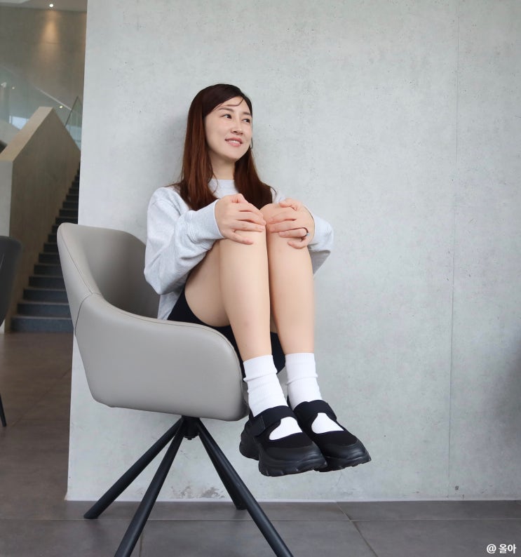  락스톤 캐나다 문워크 벨크로샌들 후기( ft.발편한 키높이 여자 운동화)