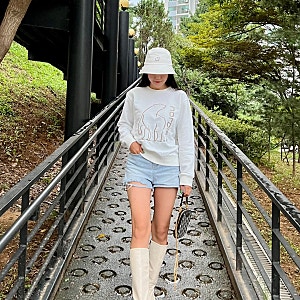 노르디스크 맨투맨 코디, 빅 폴라베어 커플맨투맨 추천 !