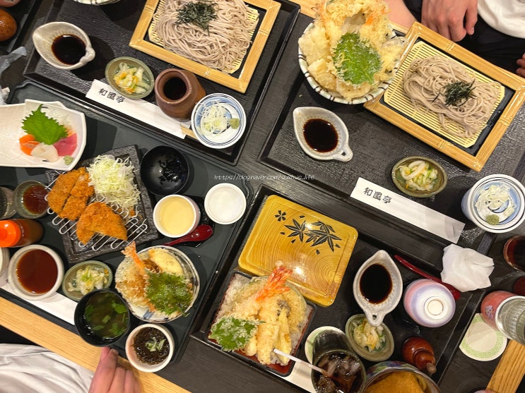  [오키나와 텐동]일식 패밀리 레스토랑 和風亭 와후테이 비이마타점