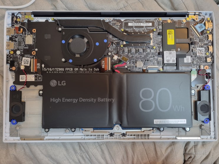 그램15(15ZB90Q-GR5WL) 노트북 SSD 추가