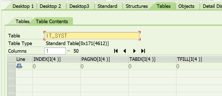  [ABAP] Structure, Internal Table