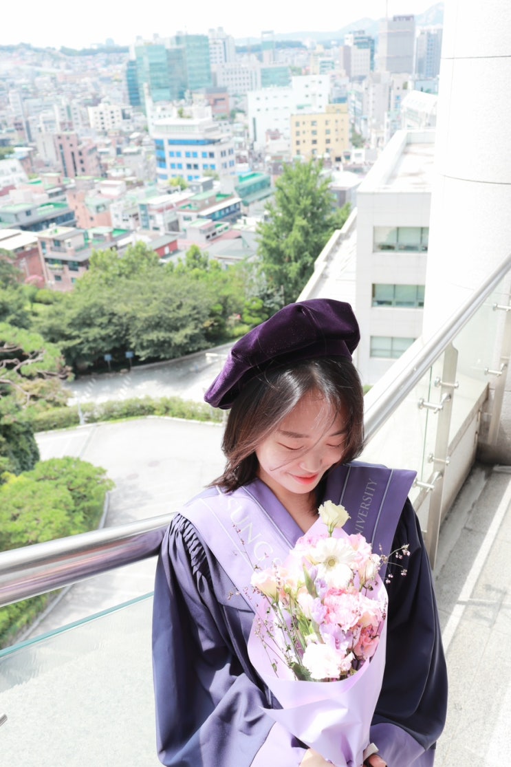 대학 생활 정리(성신여대 졸업식, 보라색 학위복)