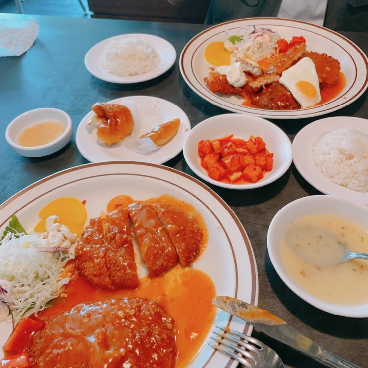 [잠실] 40년 전통의 경양식당 - 돈까스의집(메뉴/가격/위치)