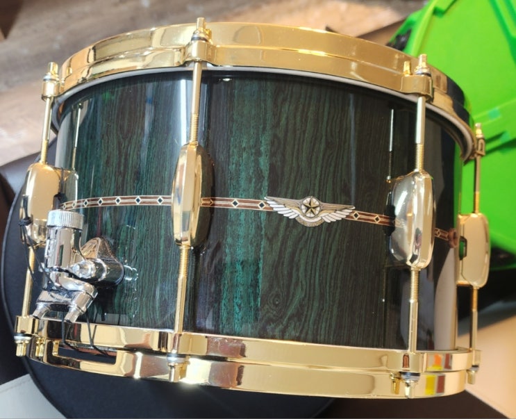  타마 스타 부빙가 스네어 14"x8" (Tama STAR Bubinga Snare 14"x8") 진짜 고급스럽다ㅠ