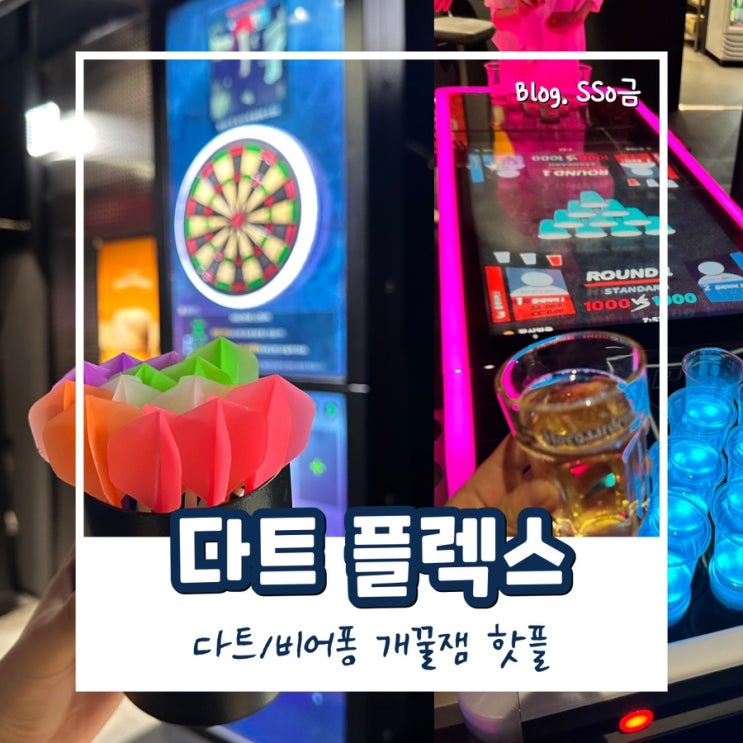  [논현] 다트 플렉스 강남점 : 술 먹으면서 다트, 비어퐁 하는 핫플 내돈내산 (게임 종류/룰)