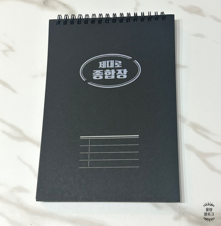 100일플래너 만년다이어리 리훈제대로종합장 리뷰