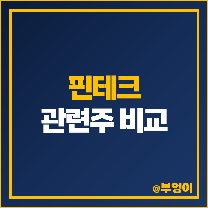 핀테크 관련주 금융주 IT 주식 시큐센 한국정보인증 전자인증 주가