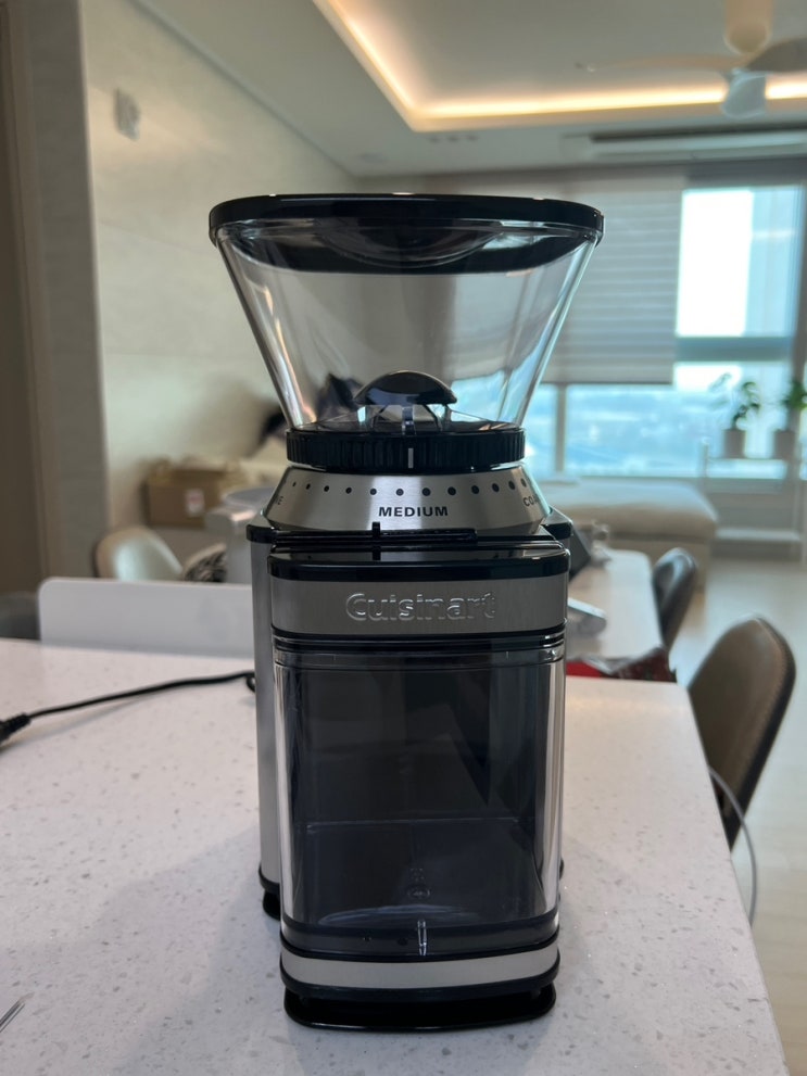 [쿠진아트 커피그라인더] 홈카페초보가 구매하고 만족한 커피그라인더 (사용방법,소음,분진)