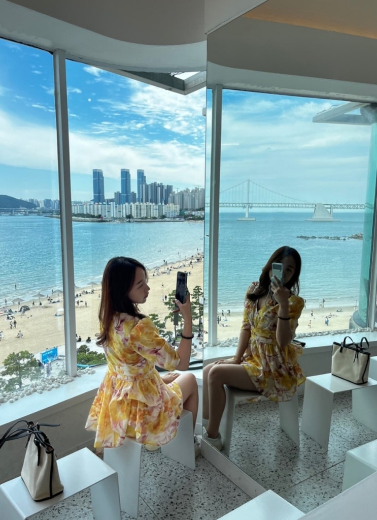  부산 광안리 카페 추천 광안대교 오션뷰 분위기 좋은 포레스트원 그린