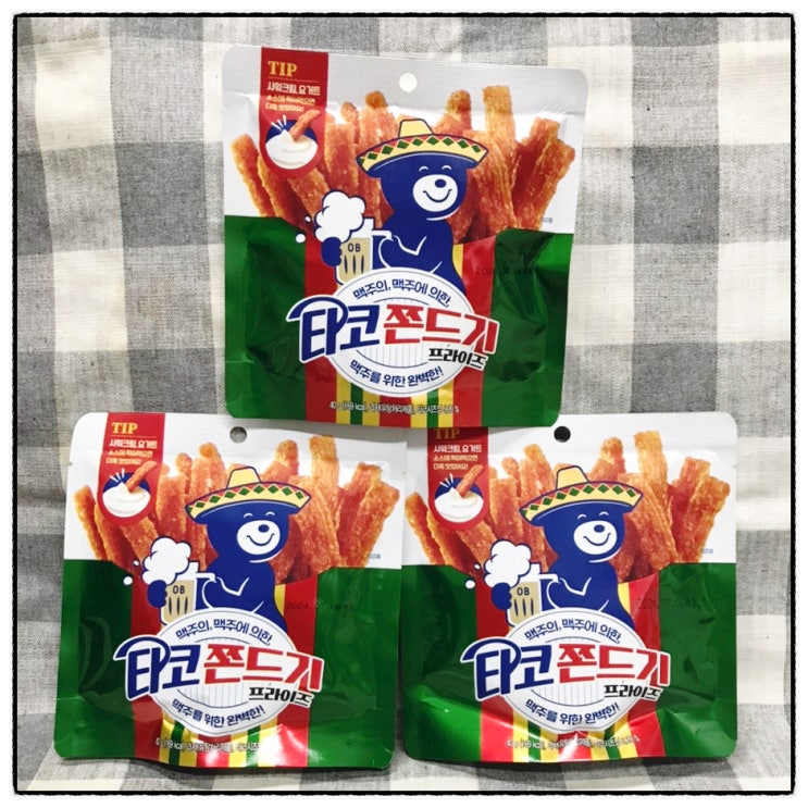  리하베스트 타코쫀드기 프라이즈 쫀득 매콤짭짤 맥주안주 딱 이에요