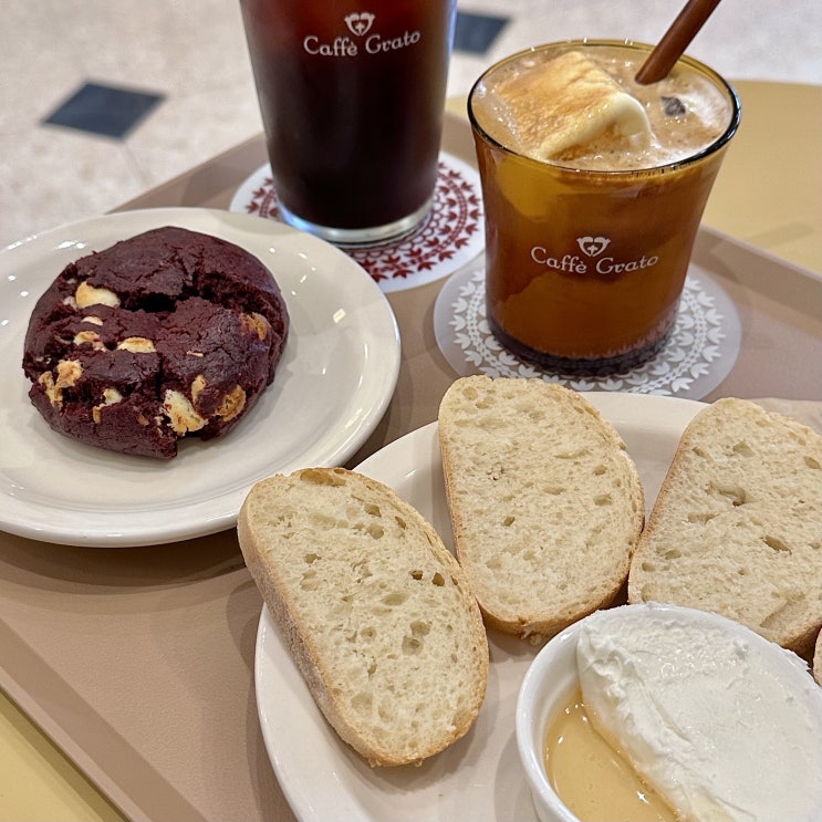  송도 송현아 카페 그라토 카이막 맛집 트리플타워 카페