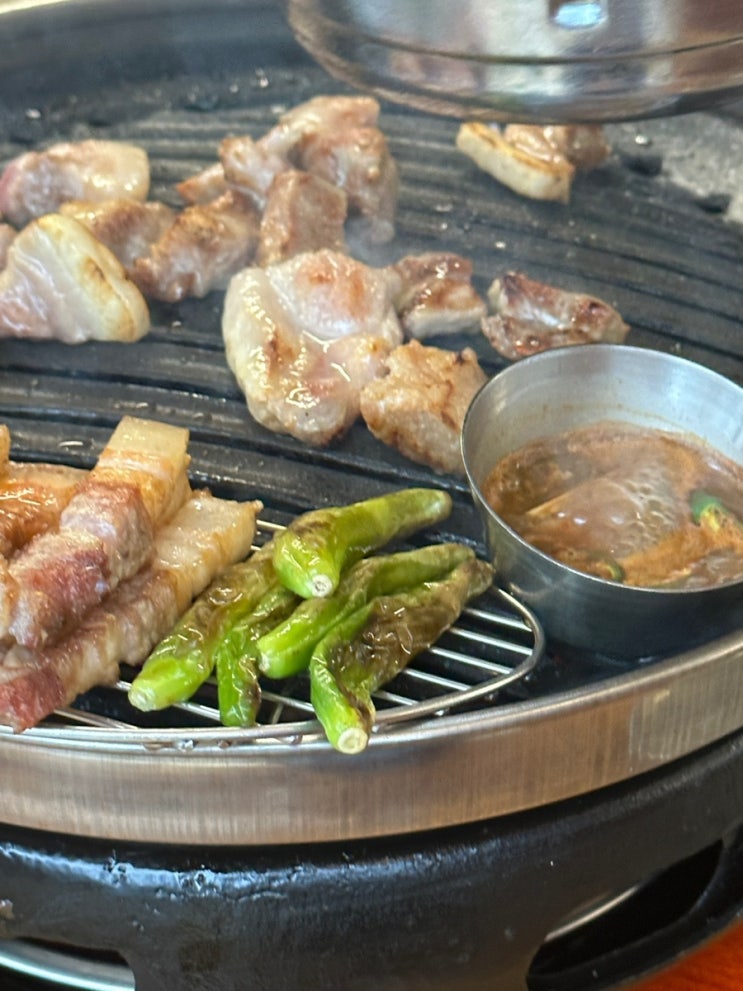  양주 옥정동 흑돼지삼겹살 맛집, 데이트 하기 딱 좋은 <돌하르방 식당> 내돈내산 리뷰