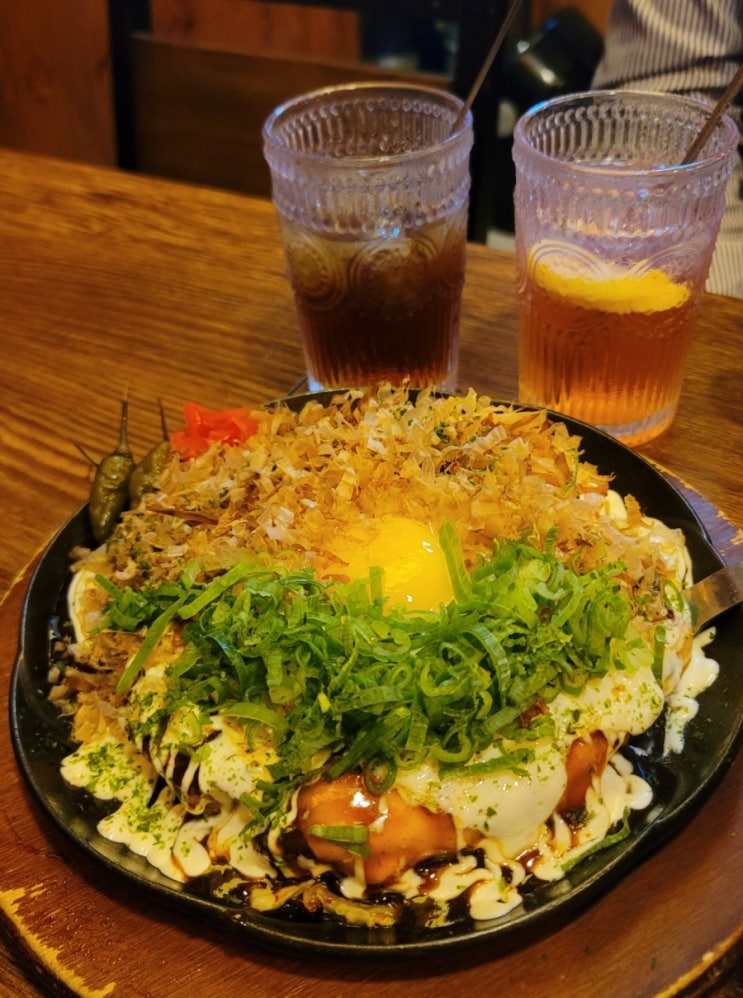  [서울대입구/철판구이 고쿠] 샤로수길 오코노미야끼 맛집 (오사카와와 히로시마 스타일 차이점)