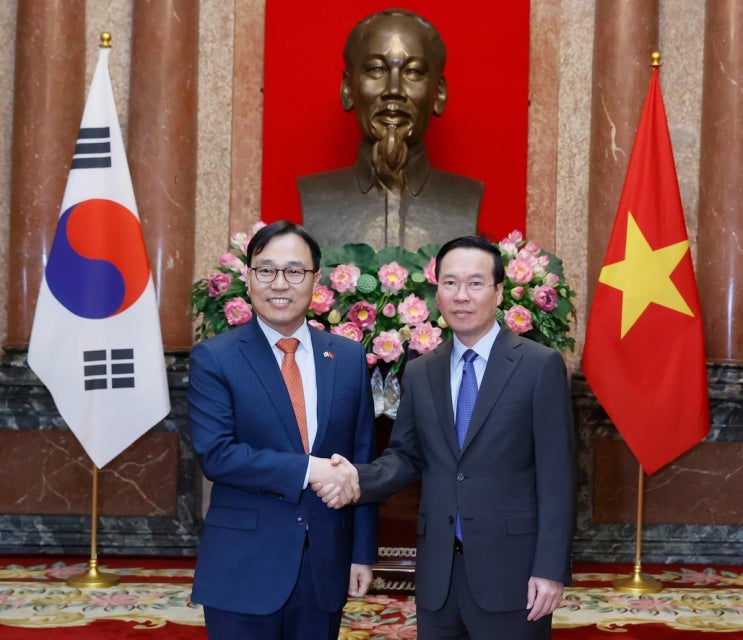 최영삼 주베트남 한국<b>대사</b>, 베트남 국가주석에 <b>신임장</b> 제정