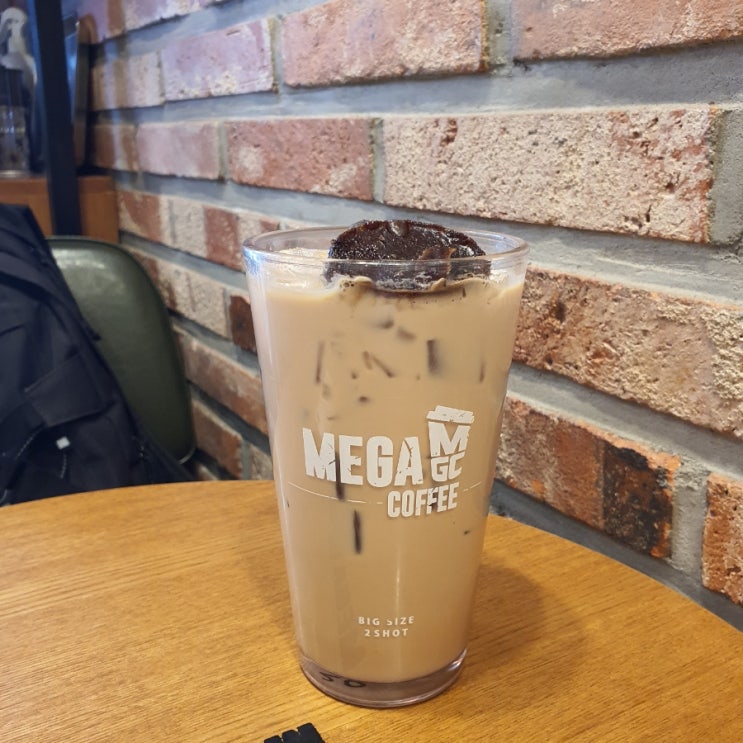  메가커피 메뉴 추천 큐브라떼 가격 칼로리
