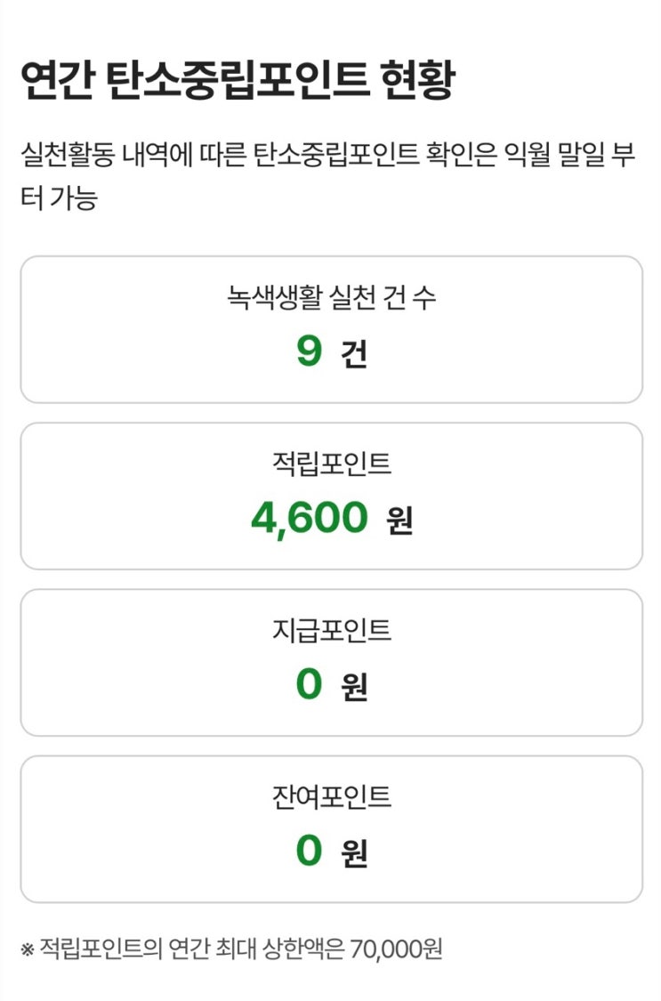  탄소중립실천포인트 인센티브 첫 정산 후기 (스타벅스 사이렌오더+텀블러 이용)