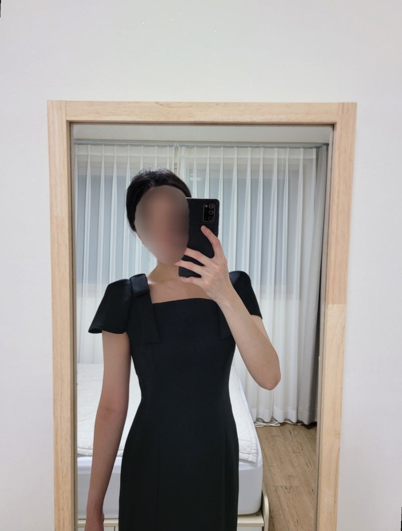 여름 하객룩 초가을 하객룩 플로움 컵케이크 원피스 M 사이즈 후기