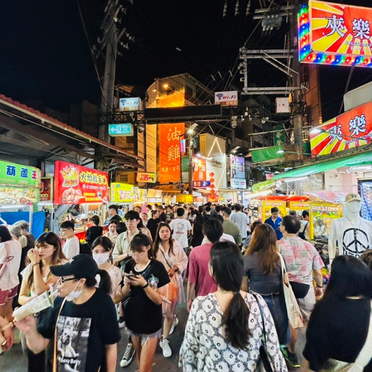 타이중 여행 5일차 : 타이중에서 가장 큰 야시장 펑지아 야시장 후기