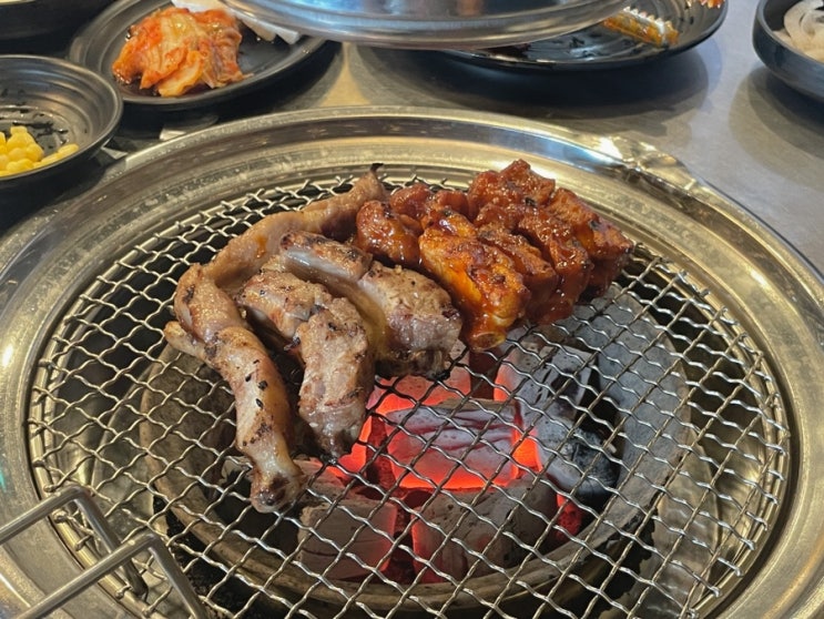  숯불향 가득 판교쪽갈비 유스페이스 판교성남맛집 : 감성쪽갈비