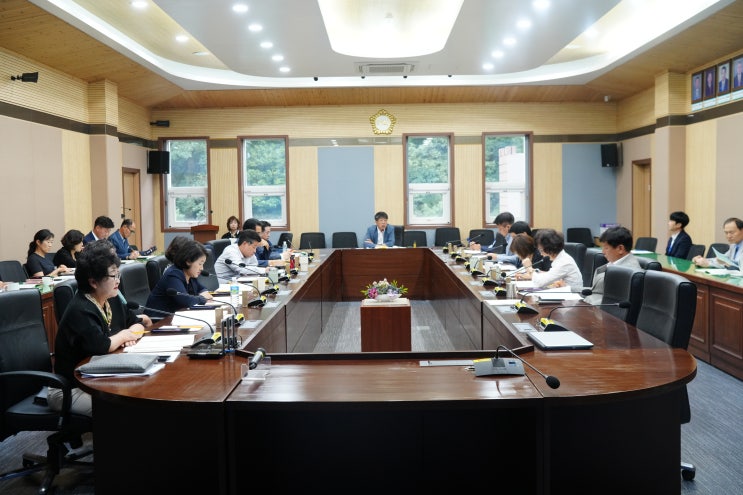  평택시의회, 8월 정기 의원간담회 개최