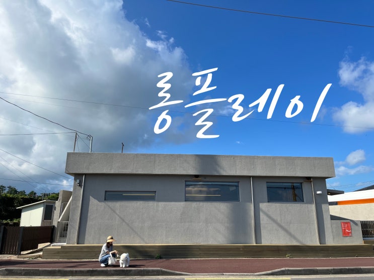  [제주살이 5주차] 제주 구좌 애견동반카페_롱플레이(이상순,이효리카페),창꼼바위