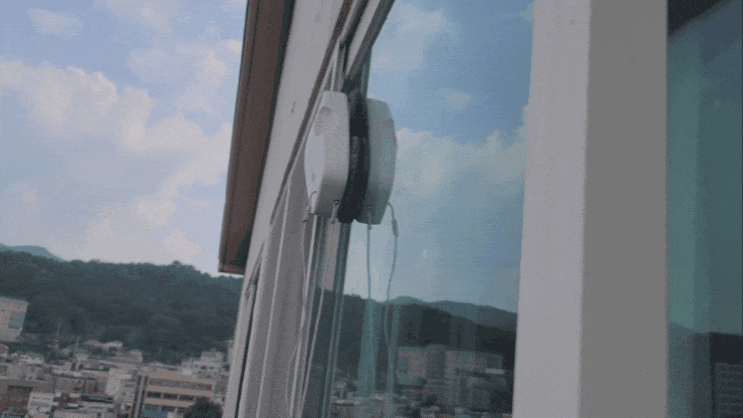  창문 청소로봇 대여 청소개구리 아파트 베란다 거실 창문청소 유리창 로봇청소기 후기