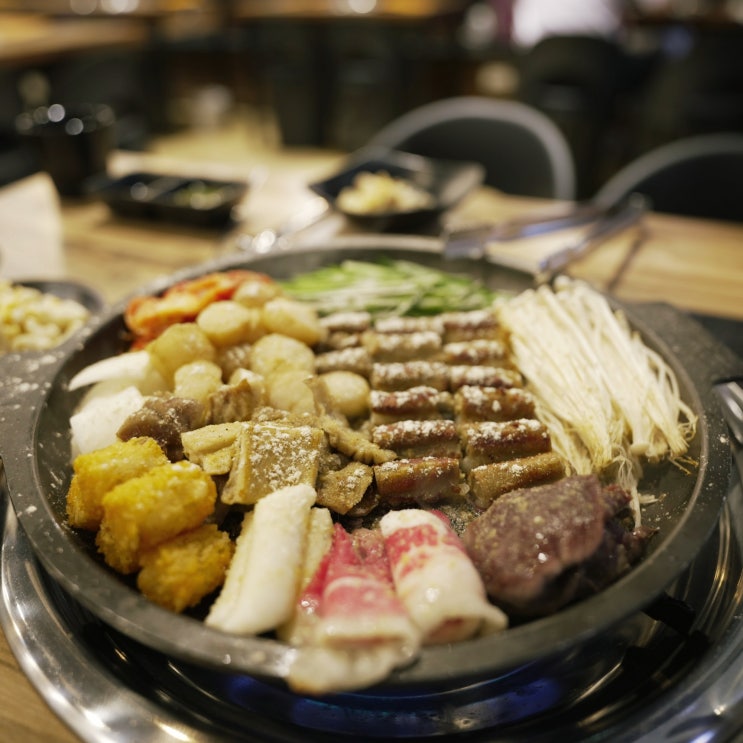  망월동소곱창맛집 뿔난황소곱창 하남미사점 한우모듬 후기