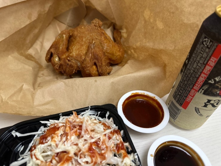  광양 중마동 통닭 맛집 - 가마치통닭 광양우림점