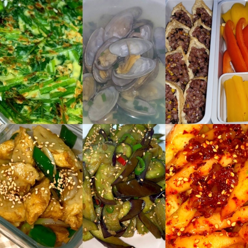 일주일 밑반찬 반찬 만들기 일주일 식단표 식비절약 집밥 황금레시피 9월 여름 밑반찬 도시락 오늘뭐먹지 저녁 메뉴 추천 : 네이버 블로그