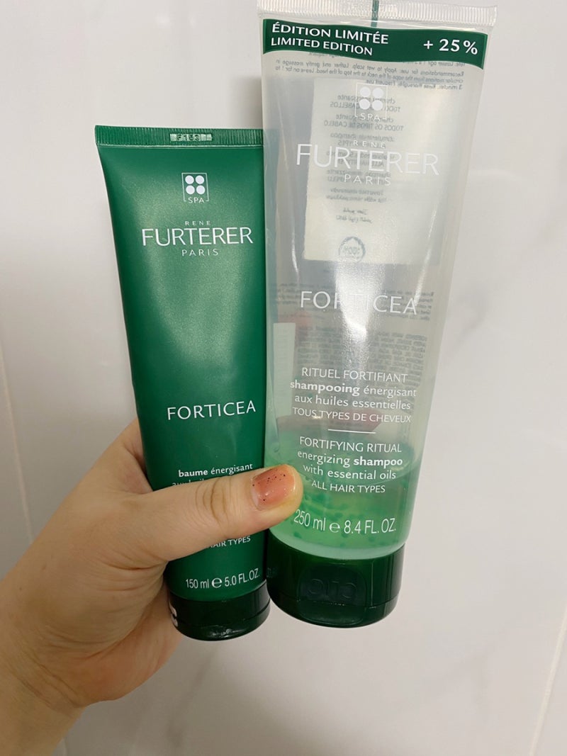{정착템}르네휘테르 포티샤 두피&모발강화 샴푸&컨디셔너 1년 사용 후기