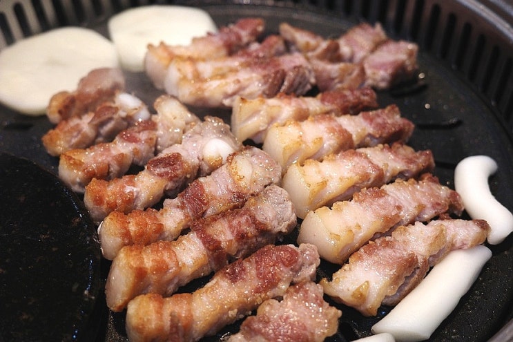  모란역맛집 맛찬들왕소금구이 방문 후기 / 삼겹살 치맛살 캐맛도리