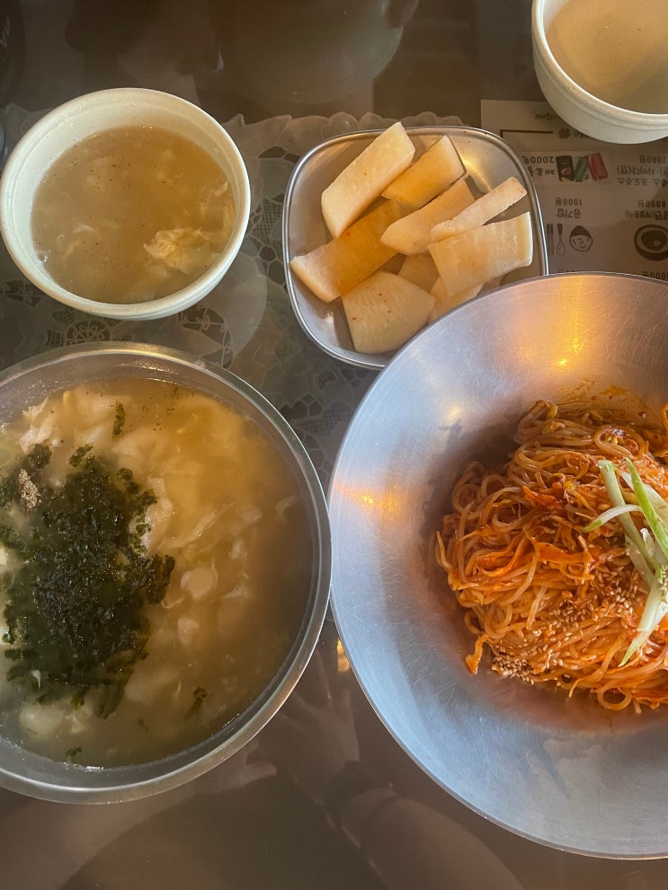 이천 오래된 수제비 찐 맛집 초이수제비