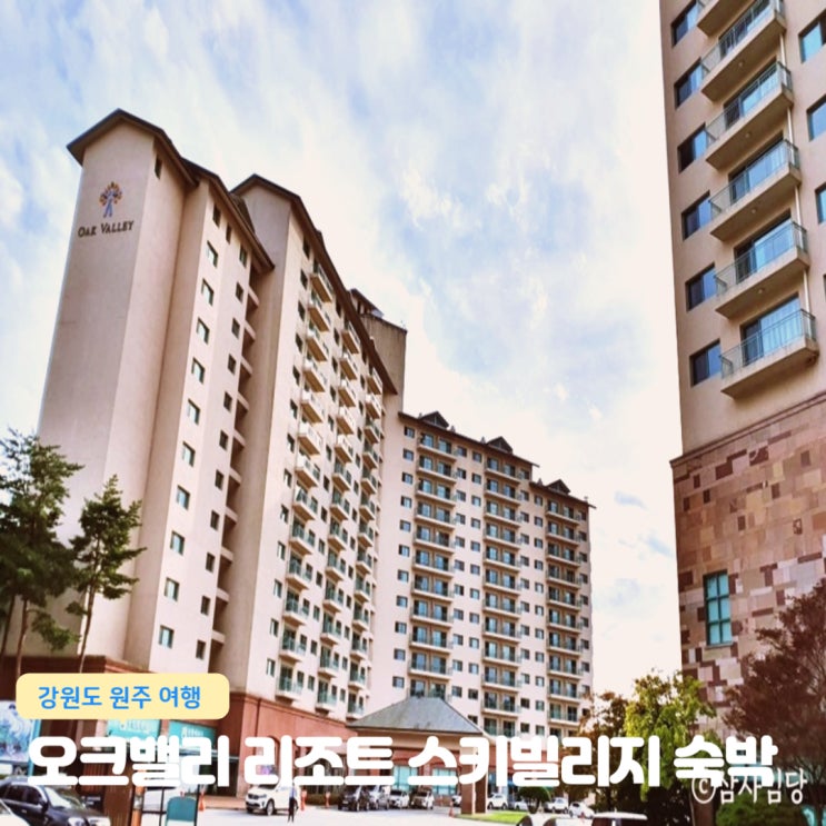  강원도 원주 오크밸리리조트 스키빌리지 C동 25평 숙박 후기