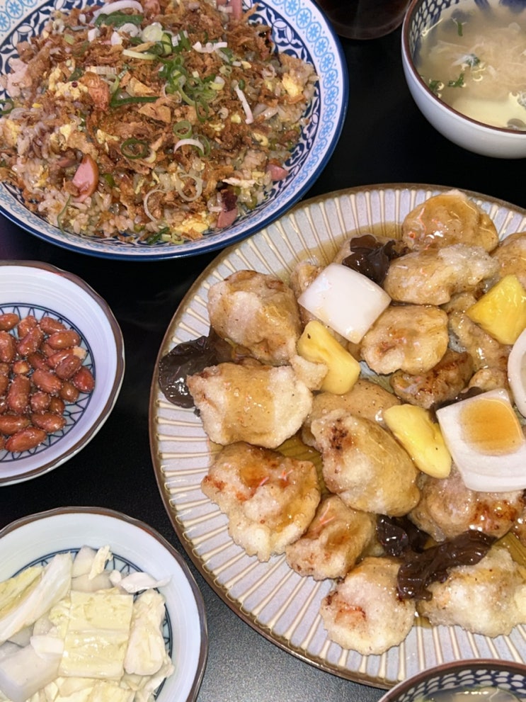  사당역 중식 맛집 : 푸바우 | 점심부터 저녁 회식까지 마라볶음밥 어향가지 추천