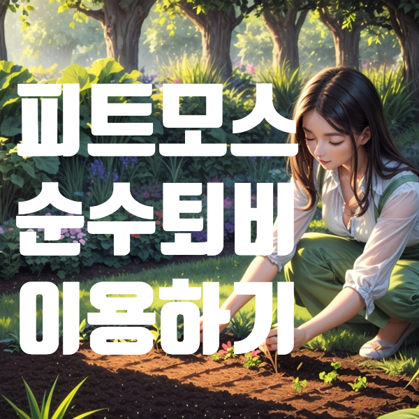  피트모스순수퇴비 활용하여 분갈이하기