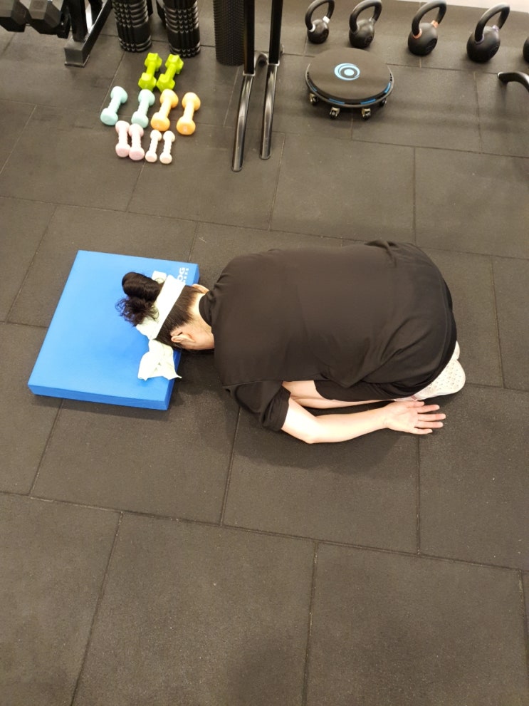  쓰러진거 아닙니다