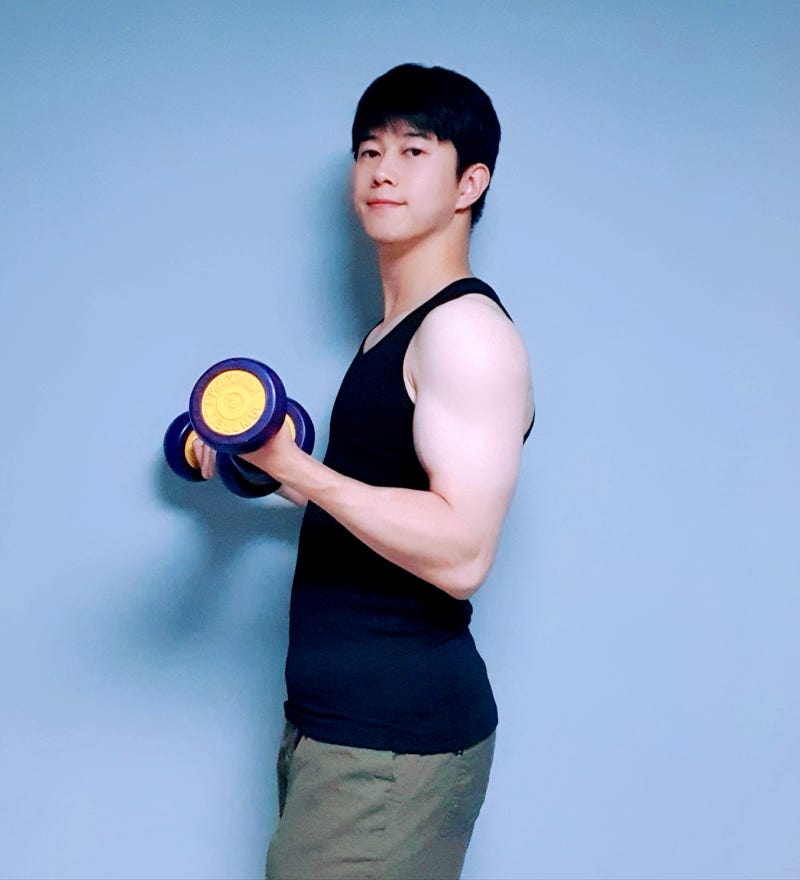 머슬핏나시 헬스 운동복으로 딱 좋은 카미드 남자망고나시
