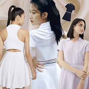 여자 테니스복 브랜드 르꼬끄 나이키 라코스테 원피스 비교