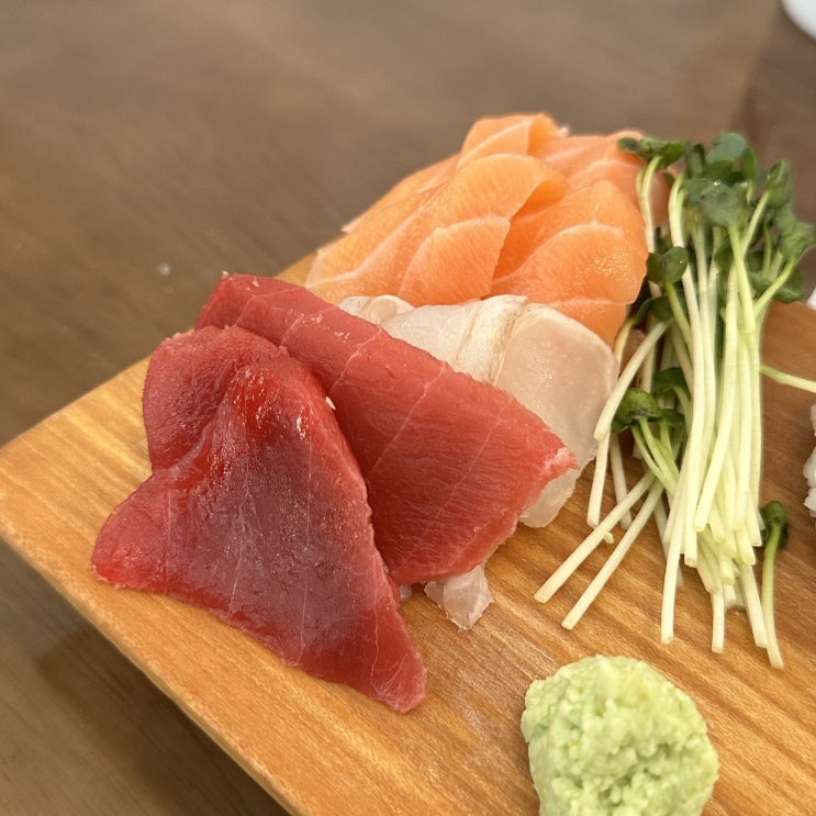  평촌 초밥맛집 토시토시 런치 정식(사시미+초밥+냉모밀+새우튀김)내돈내먹